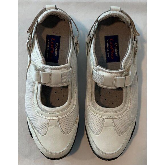 Footjoy LoPro Collection Womens 6M Soft Spike Golf Shoes White Leather Mesh - Picture 6 of 16